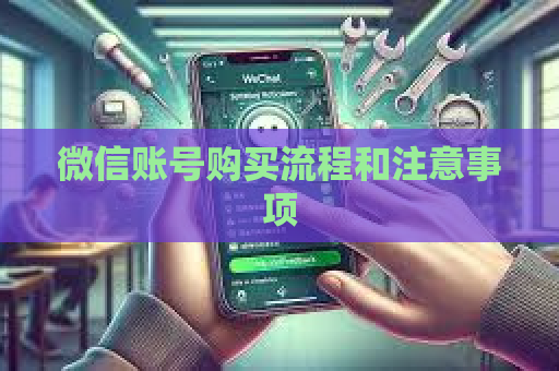 微信账号购买流程和注意事项